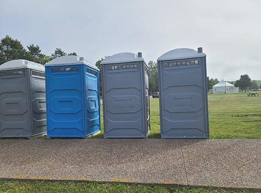 our team frequently cleans and maintains the event restrooms throughout the duration of your event to ensure they're always in pristine condition